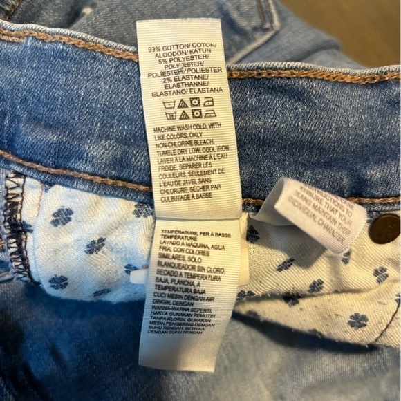 Lucky Brand Women's Brooke Legging Distressed Jeans Light Wash Size 4/27 - Picture 6 of 6